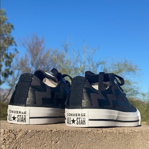 New Zig Zag Shimmer Converse All Stars 7.5 - Picture 6 of 14